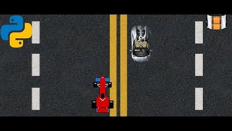 SIMPLE CAR DODGE GAME IN PYTHON WITH SOURCE CODE