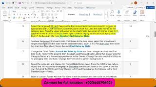 AIO Excel Capstone 1 Year End Report | Step-by-Step Solution|excel 2019 project