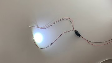 Miniature Lightning Effect with LED Light Circuit