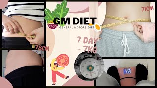 CÁCH GIẢM CÂN TRIỆT ĐỂ TRONG 7 NGÀY (-6kg) // GM Diet // 7 days lose 7 pounds??