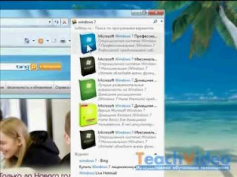 Поиск с подсказками в Internet Explorer 8 (2/9)