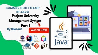 Project: University Course Management System using OOP concepts in java Part-1