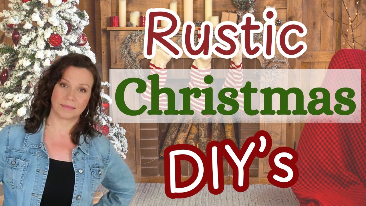 🌲Рождественский декор в деревенском стиле, который вы можете сделать прямо сейчас!!!✨ Долларовая ...