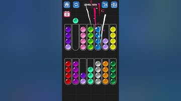 Ball Sort Puzzle by Guru Game: Levels 1071, 1072, 1073, 1074, 1075