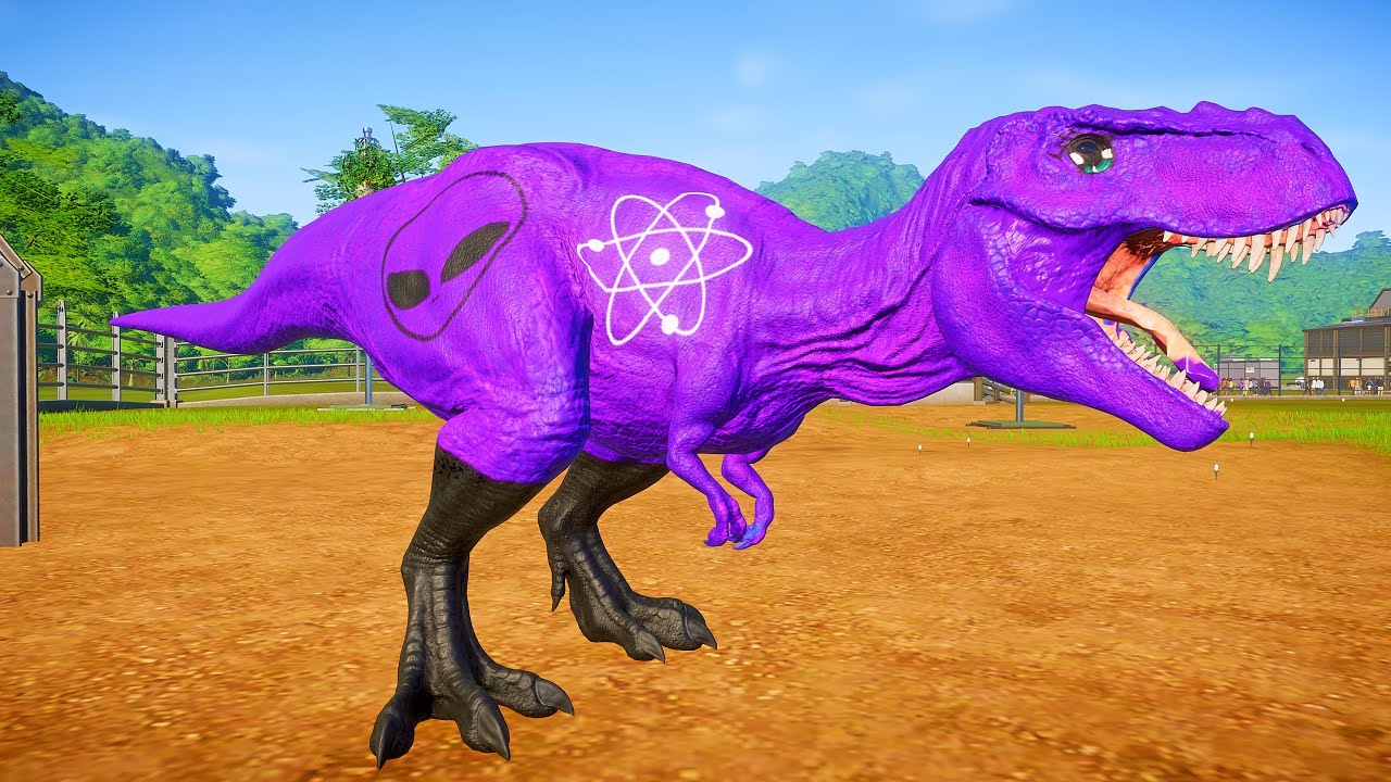 Dinossauro Rex Batman vs Carnotauro Rosa vs Kentrossauro Roxo 🌎 Jurassic  World Evolution 