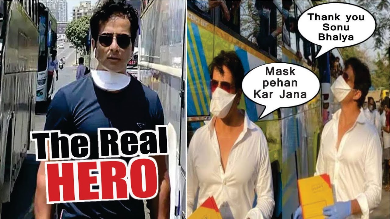 Actor Sonu Sood Arrange BUSES Again For Migrant Workers Stuck In Mumbai Because Of Lockdown