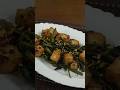 Stir-Fried Kangkong and Tofu