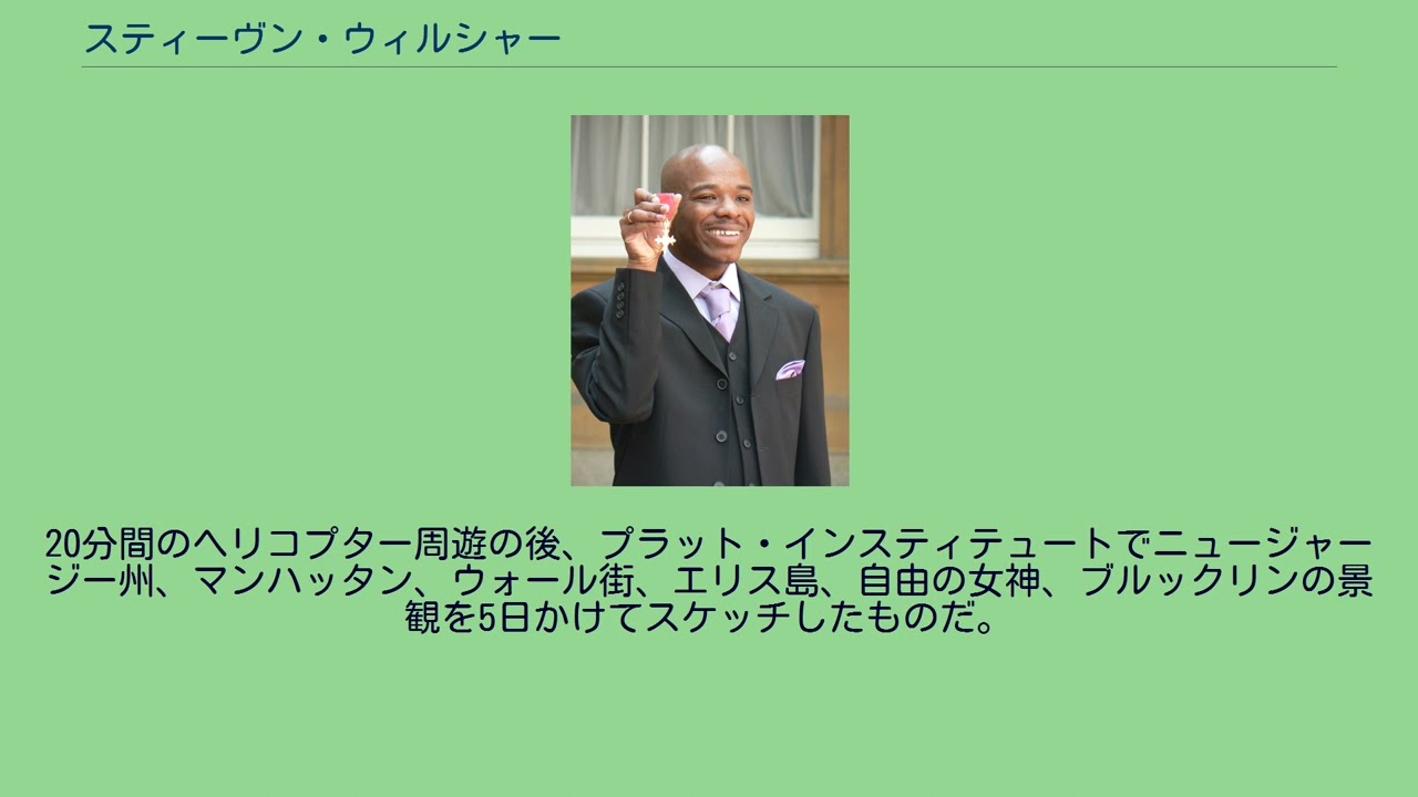 スティーヴン ウィルシャー Youtube