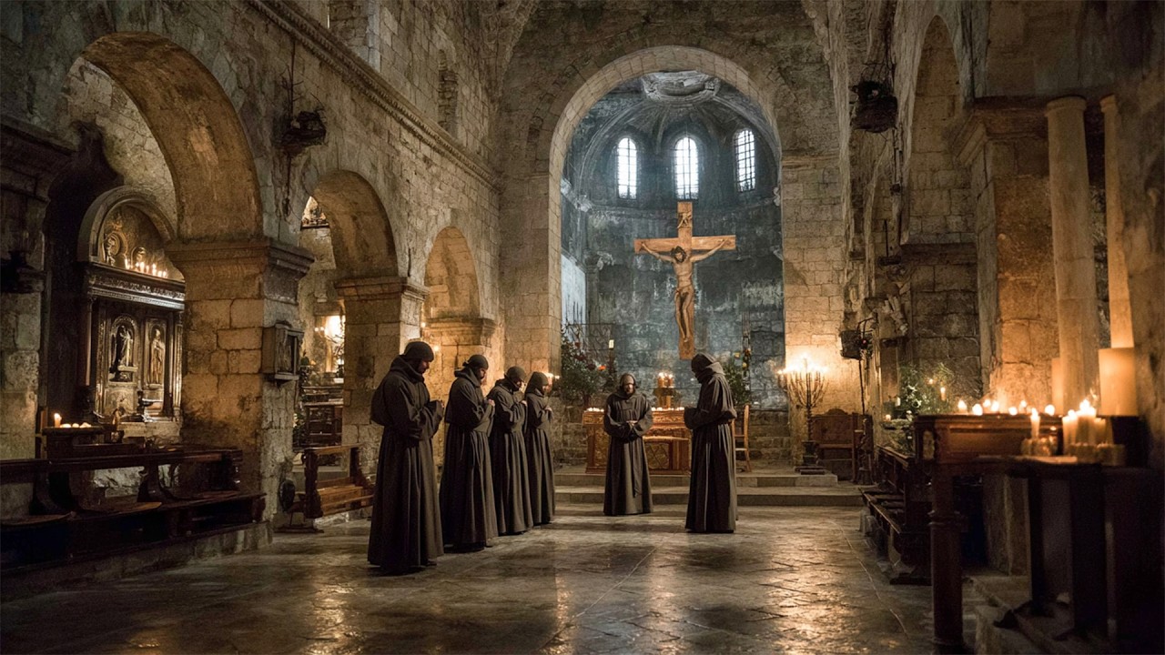 Gregorian Chants for Inner Peace - Prayer with Catholic Monks in the Holy Monastery