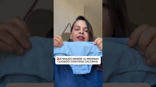 Calcinhas para menina moça de algodão!