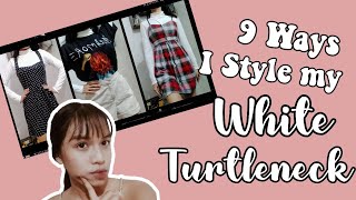 9 Ways I Style My White Turtleneck || Ellyza Lapuz
