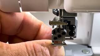 Baby Lock Desire 3 - swap from Overlocker to cover stitch in 4 simple steps