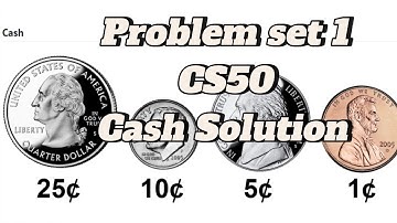CS50 Problem Set 1 - Cash Solution 2024 Update