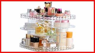 Discover the Ultimate 360° Rotating Makeup Organizer with Extra Large Capacity