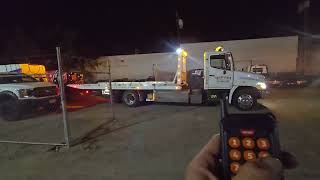 All lighting overview on a flatbed tow truck #lightdutytow #towlife #towtruck #whelen