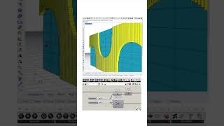 Rhino Grasshopper Facade (Parametric Louver) #shorts