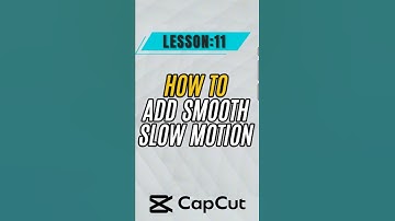 How to Create Slow Motion Effect in CapCut Mobile - Lesson 11 CapCut Mobile Tutorial #capcut