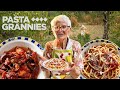 92 year old gina makes extra long fusilli pasta with stuffed aubergines  pasta grannies