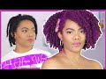 I TRIED HAIR PAINT WAX ON MY TYPE 4 NATURAL HAIR | ORS Curls Unleashed Color Blast DragonFruit