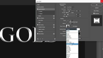Photoshop  Gold Text Effect Tutorial