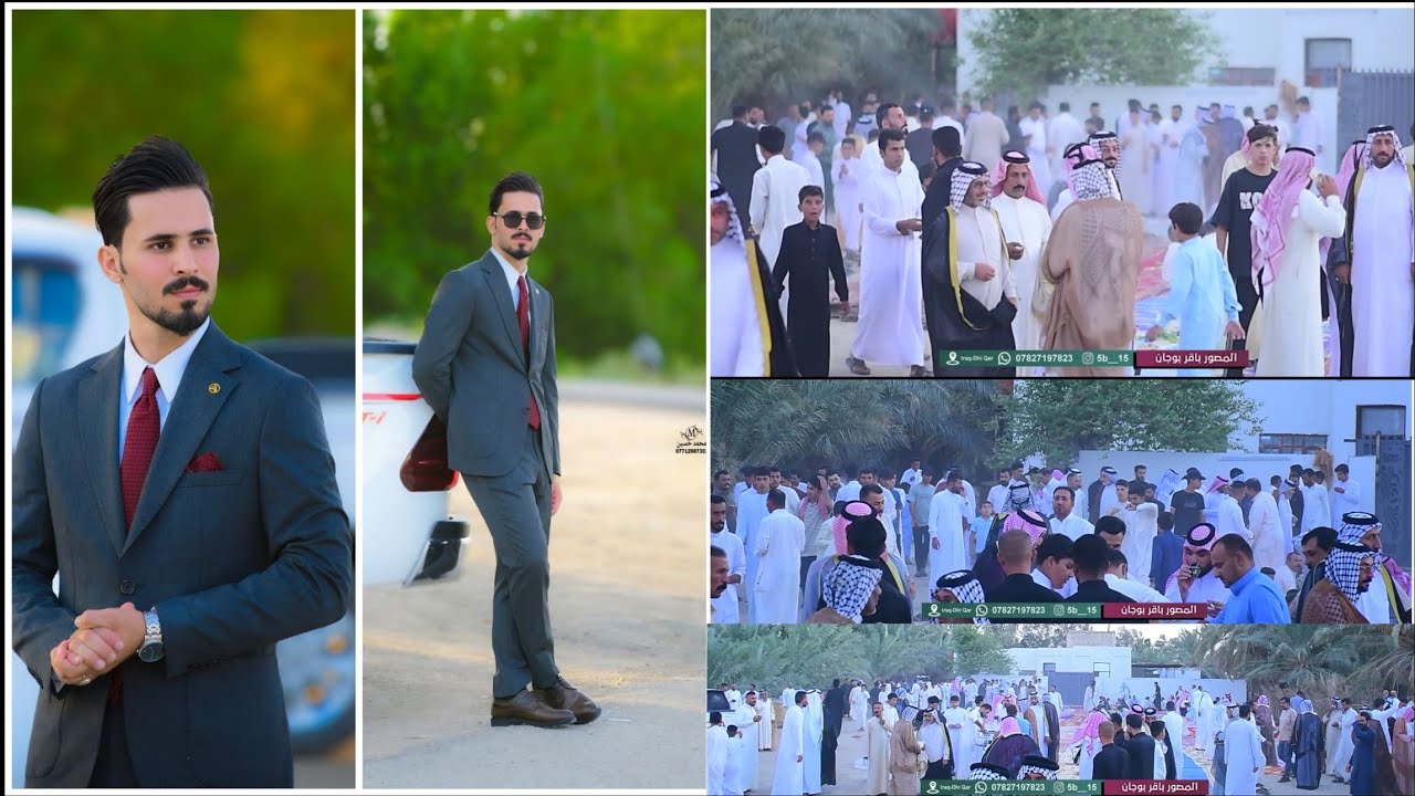 اكبر عرس بالناصرية لايفوتكم فد شي 😍 حفل زفاف عباس واهب العريثم😍 تصوير باقر بوجان07827197823#اعراس 