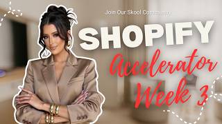 Week 3 Shopify Glow-Up: Design a Store That Actually Converts (No Skills Needed)
