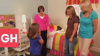 One lucky girl turns her bedroom from drab to fab in this makeover. Good Housekeeping Videos: http://www.goodhousekeeping.com