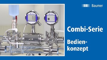 Baumer | Combi-Serie | Zeit und Kosten sparen dank einheitlichem Bedienkonzept