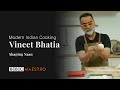 Vineet bhatia  shaping naan  modern indian cooking  bbc maestro