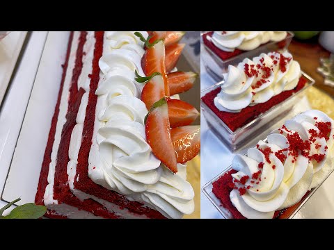 كيكة ريد فيلفيت نااااجحة وبأبسط طريقة باتيسري المحلات  