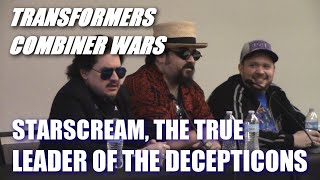 Starscream Is The True Leader Discussion with the Transformers Combiner Wars Cast at TFcon.