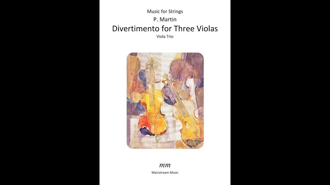 Peter Martin - Divertimento for Viola Trio