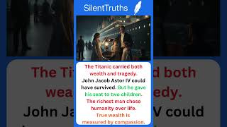 The Millionaire Who Gave His Life on the Titanic #shorts