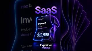 Explainer Video for a SaaS App #shortvideo #saasvideo #saas #fintech #3danimation