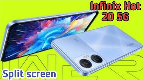 Split Screen On In Infinix Hot 20 5G, Create Dual Screen In Infinix Hot 20 5G