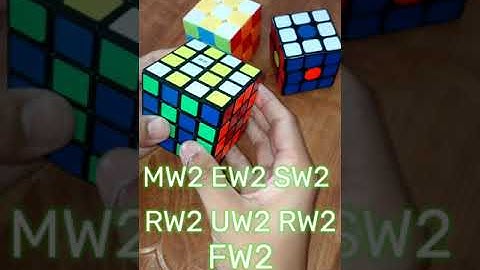 CheckerBoard Pattern On 4x4 Rubik