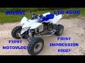 Suzuki LTR 450R First Impression Ride! First Motovlog Ever!