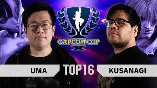 Uma (Juri) vs. Kusanagi (Ken) - Top 16 - Capcom Cup X