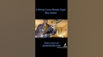 Thumbnail of Metal On A Cigar Box Guitar!! #cbg #cigarboxguitar
