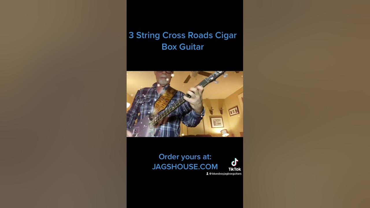 Metal On A Cigar Box Guitar!! #cbg #cigarboxguitar