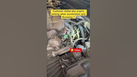 Motor schokt en bonkt bij accelereren #shorts #tips