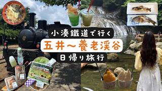【日帰り旅行】五井〜養老渓谷の旅🚃｜小湊鐵道で行く夏の千葉旅｜グルメ.自然満喫🌿
