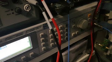 ADAR2001 eval board generating 40Ghz signal