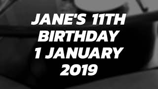 Jane Callista Buka Kado 11th Birthday