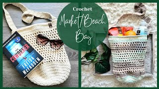 Crochet Market/Beach/Festival Bag - Easy Tutorial