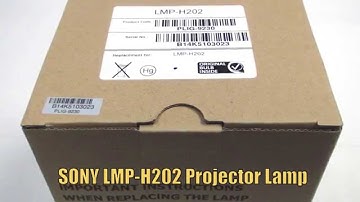 SONY LMP-H202 Projector Lamp W/Philips UHP Bulb