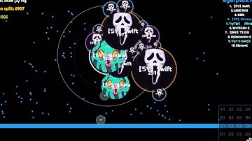 Agario | AMAZING SPLITRUN WITH SWIFT | Nirvana - Agar
