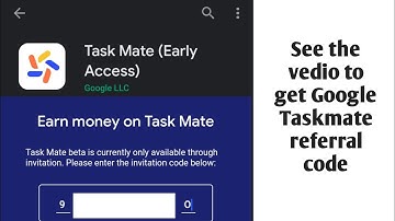 Google Taskmate referral code (soon)