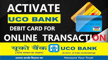 How to Activate Ecom Service on Uco bank debit card I Activate for online shopping I