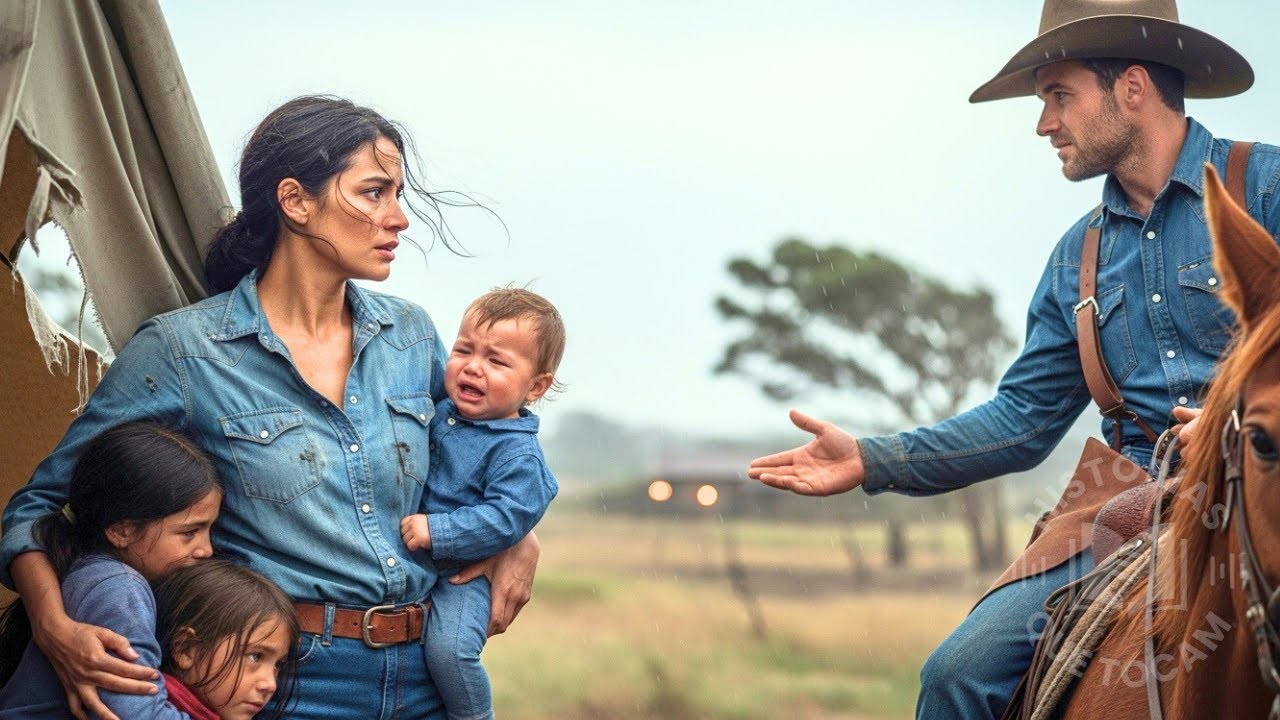 ELA CRIAVA TRÊS FILHOS EM UMA BARRACA…ATÉ QUE O FAZENDEIRO DISSE:“HOJE VOCÊS VÃO DORMIR SOB UM TETO”